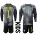 Brazilië Alisson Becker #1 Keeper Babykleding Thuisshirt Kinderen WK 2022 Lange Mouwen (+ korte broeken)